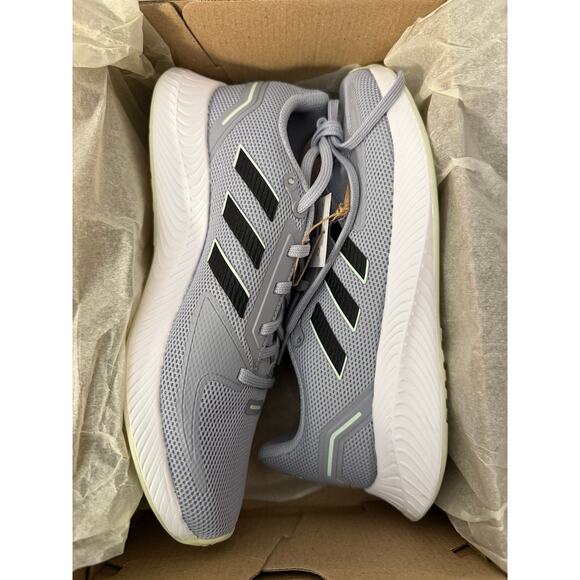 NEW adidas Runfalcon 2.0 Women’s Running Shoes Size 6.5 GV9574 Gray White - Picture 6 of 7